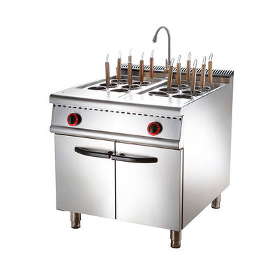 Cuisine d'hôtel Machine à cuire à la nouille en acier inoxydable avec cuisinière à la nouille au gaz de 22 W