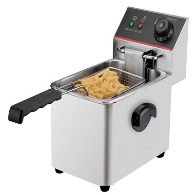 Fritureuse électrique unique de pommes de terre avec 220V-240V Voltage et taille pratique 215*380*310mm