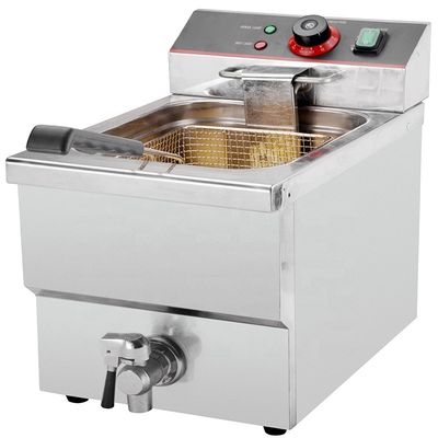 Machine à frire électrique simple en acier inoxydable avec conception conviviale