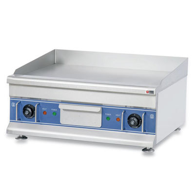 Grill électrique de restaurant commercial avec puissant cuisinier en acier inoxydable haut grill