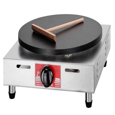 Fabricant de crêpes à gaz commercial à tête unique 12 kg Capacité pour cuisines occupées