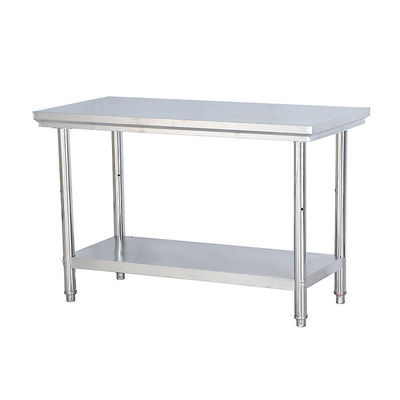 1.2/1.5/1.8/2.0M Longueur Table de travail en acier inoxydable pour équipement hôtelier et restaurant