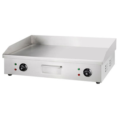 Grilleuse électrique avec construction en acier inoxydable et réglage de la température