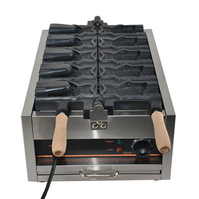 5 Capacité de cône de poisson en forme de poisson électrique Waffle Fer machine Taiyaki pour cône de crème glacée