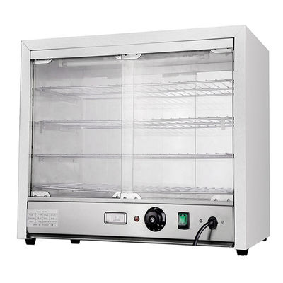 1Équipement de cuisine en argent blanc Commercial Buffet Cuisine Appareil d' affichage chauffant