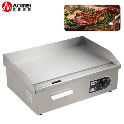 8 mm d'épaisseur en acier inoxydable à gaz Bbq Plaque plate à gaz pour équipement de cuisine