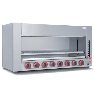 Tableau de cuisine commerciale à rayons infrarouges Salamandre au gaz Four avec corps en acier inoxydable