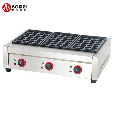 220V Voltage électrique Takoyaki machine pour cuire des boules de pieuvre sur le gril à pellets de poisson