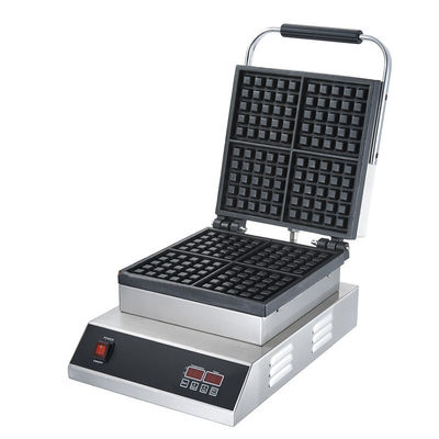 220V/50Hz Timer 0-10 Minutes Square Machine à gaufres belge électrique