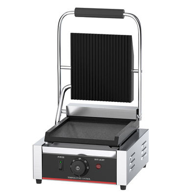 Grill électrique argenté blanc pour les sandwichs parfaitement grillés