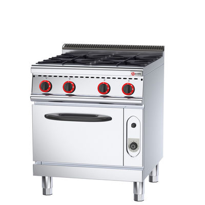 Range de cuisson multifonctionnel de la série 700 4 brûleur Cuisinière à gaz avec four
