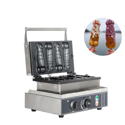 Plaques de grillage et de presse Panini Mini Taiwan Penis Waffle Maker pour la machine à snacks