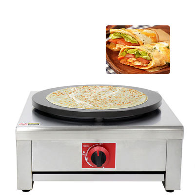 Fabricant de crêpes en acier inoxydable à gaz pour votre restaurant