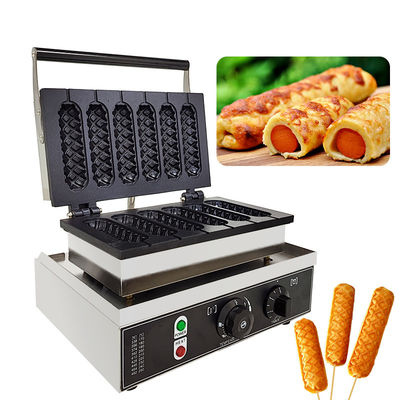 Machine à maïs à gaufres antiadhésive pour la fabrication de hot-dogs et de collations de maïs dans les restaurants