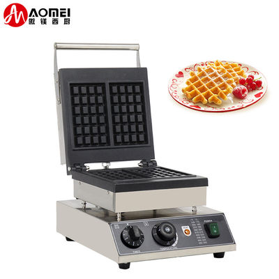 Machine à faire des gaufres extérieures à forme carrée antiadhésive et source d'alimentation électrique