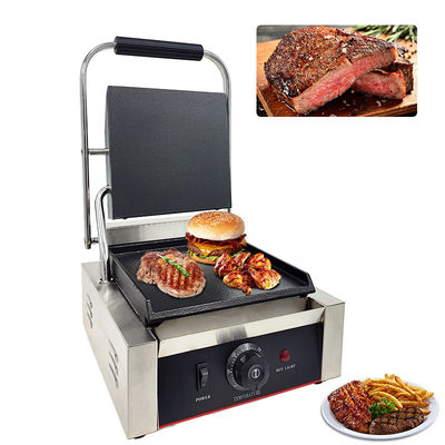 Grille électrique Panini Grill Sandwich Maker Grilleuse à contact 1800W Facile à nettoyer