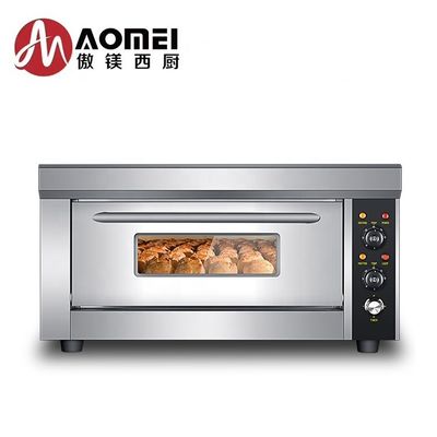 Cuisinière électrique commerciale avec 1 couche et 1 plateau 850x620x450mm Efficacité