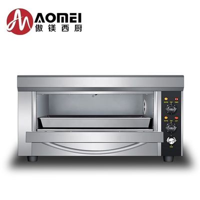 Cuisinière électrique commerciale avec 1 couche et 1 plateau 850x620x450mm Efficacité