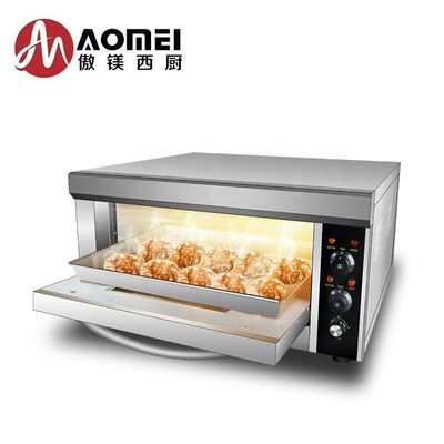 Cuisinière électrique commerciale avec 1 couche et 1 plateau 850x620x450mm Efficacité
