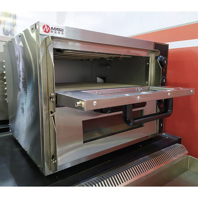 Cuisinier à pizza électrique et cuisinière à pizza à deux couches Cuisinier à convection contrôlé par application NO