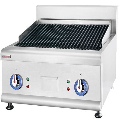 Type de table Charbroiler électrique à la roche de lave avec taille d'emballage 730*740*550 mm