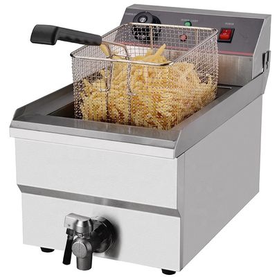 Machine à frire électrique avec construction en acier inoxydable 310*570*390mm Taille de l'emballage