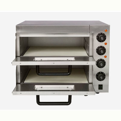 Forneau de cuisson électrique commercial indépendant pour la fabrication de pizzas et autres collations