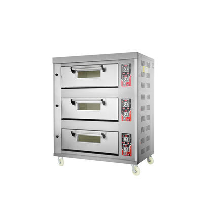 220 Voltage Fours commerciaux Cuisinière à gaz et électrique en acier inoxydable