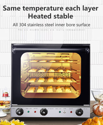 Cuisinier à convection à vapeur électrique à régulation de température précise pour cuire des biscuits à pain