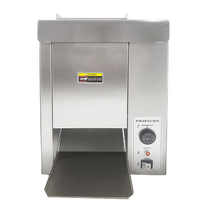 Toaster à bande transporteuse électrique de 1600 W pour le pain de hamburger dans l'industrie alimentaire commerciale