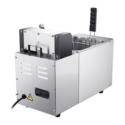 Friteuse commerciale en acier inoxydable à haute sécurité avec élévation automatique du panier