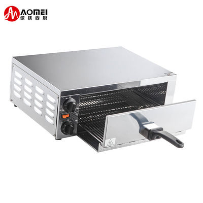Cuisine commerciale Cuisinière électrique à pizza en acier inoxydable avec casserole 220V 1200W