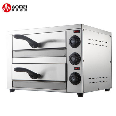Cuisine commerciale Cuisinière électrique à pizza en acier inoxydable avec casserole 220V 1200W