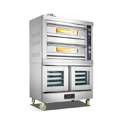 Restaurant Hôtel Boulangerie acier inoxydable luxe four électrique/gaz avec épreuve 16000