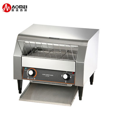 Machine à griller du pain de sandwich à convoyeur électrique en acier inoxydable pour le petit-déjeuner d'hôtel