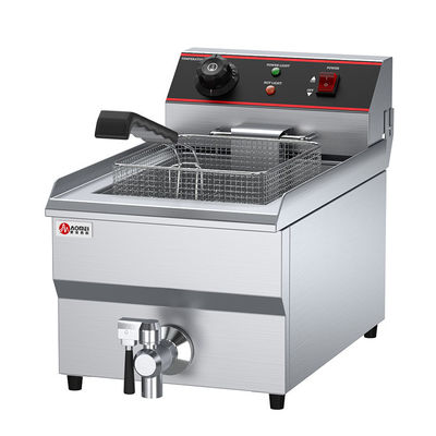 Équipement commercial Saine friteuse électrique 2 réservoir 2 panier pour machine industrielle