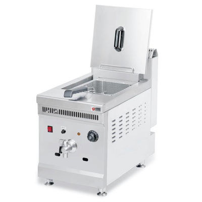 Friture à la fraise à double réservoir 18L électrique avec soupape de vidange d'huile