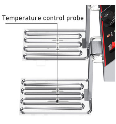 Friteuse électrique en acier inoxydable 13L 13L double réservoir 2 paniers pour une productivité élevée