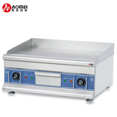 Matériau antiadhésif en PTFE Grill électrique pour cuisine de restaurant commercial