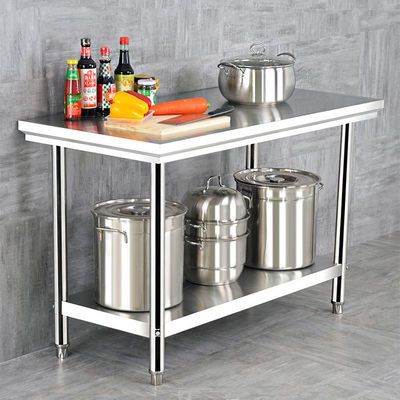 Table de travail en acier inoxydable 1.2/1.5/1.8M pour la cuisine