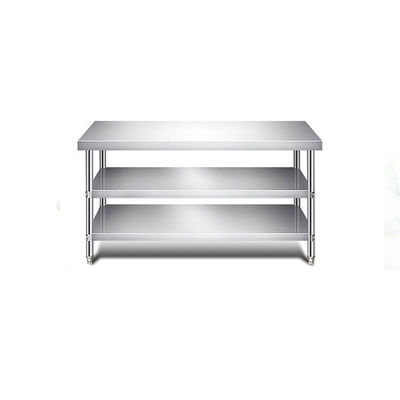 1.2/1.5/1.8/2.0M Longueur Table de travail en acier inoxydable pour équipement hôtelier et restaurant