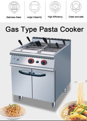 Cuisinière commerciale à gaz Cuisinière à pâtes avec 4 têtes Capacité de cuisson de nouilles
