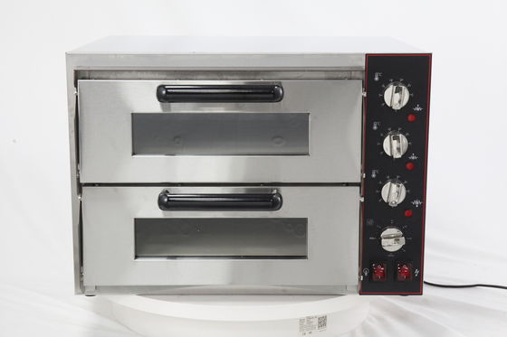 Cuisinier à pizza à deux étages pour la cuisson professionnelle de gâteaux 585*480*420 mm