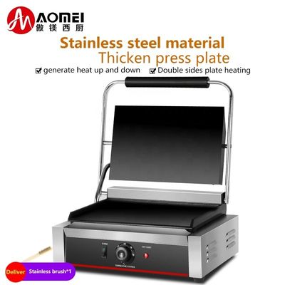 Grilleuse électrique à plat 220V avec pièces de chauffage