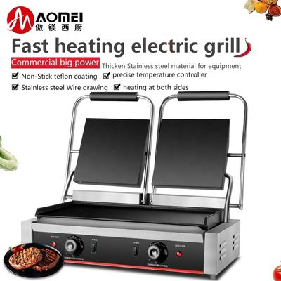 Grille électrique à double face professionnel non collant
