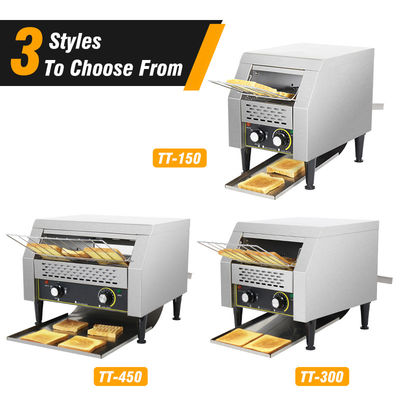 220V électrique convoyeur grille-pain pour Snacks Machine cuire en tranches uniformément extra large slot pain