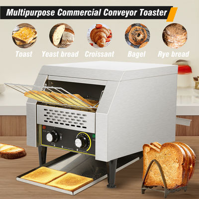 220V électrique convoyeur grille-pain pour Snacks Machine cuire en tranches uniformément extra large slot pain