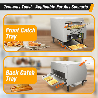 NO Toast à pain électrique commercial contrôlé par application avec une capacité de 20,5 kg