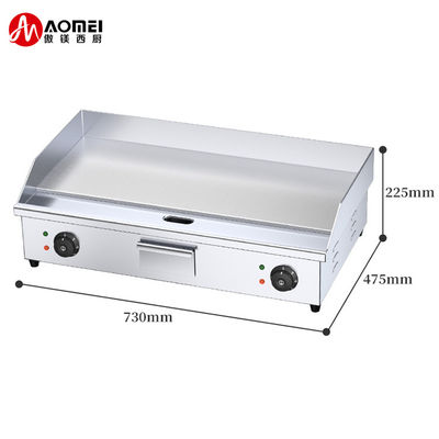 Grilleuse électrique avec construction en acier inoxydable et réglage de la température