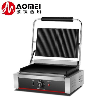 Pièces de gril plat électrique en couleur de surface noire pour 340*220 mm
